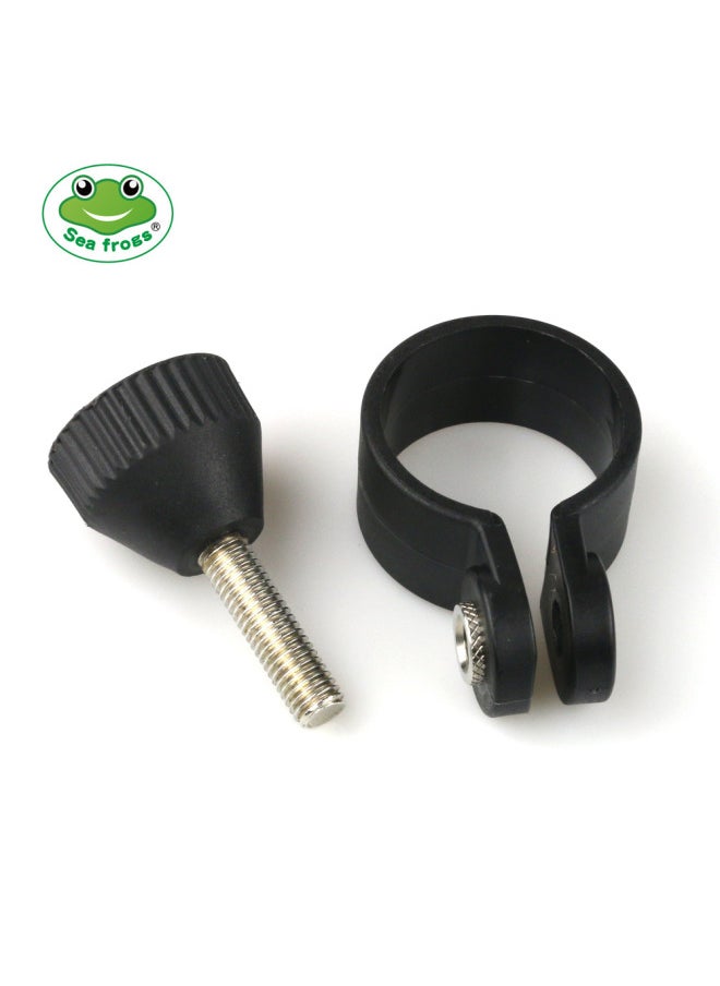 Sea Frog Electric Clip Diving Accessories Underwater Flashlight Clip 20-38mm Lamp Arm Clip Underwater Photography Equipment-Color:30mm