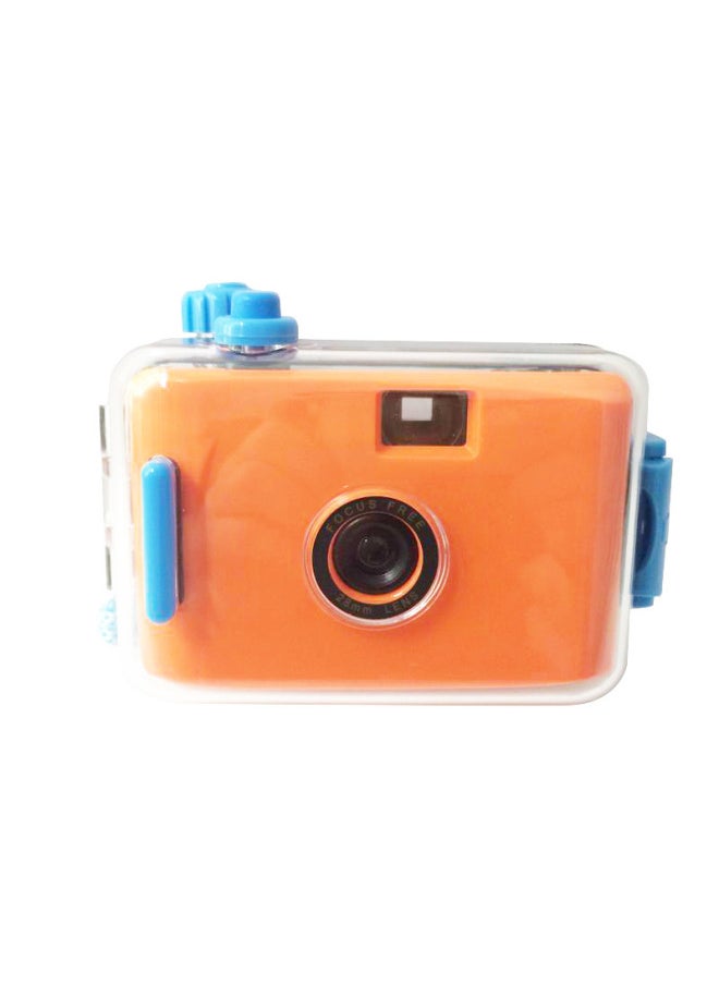 Source Manufacturer 135 Retro Film Film Fool Underwater Waterproof Diving Non-polaroid Camera Customization *made In Stock-Color:Orange Blue Shell