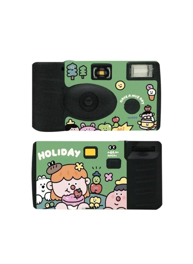 Fools Develop Disposable Film Color Kodak Children's Film Camera Retro Machine 1M35-Color:The Joy Of Art 27 Pictures Of Iso400