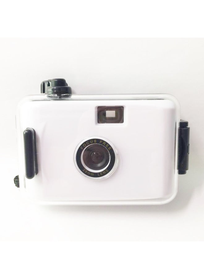 Gift Film Camera Can Be Set * Picture 35MM Retro Waterproof Film Fool Camera Manual Children Dive-Color:Message Color