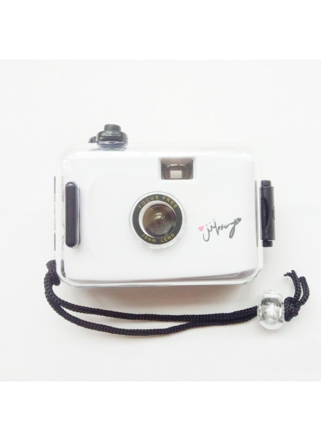 Gift Film Camera Can Be Set * Picture 35MM Retro Waterproof Film Fool Camera Manual Children Dive-Color:Message Color