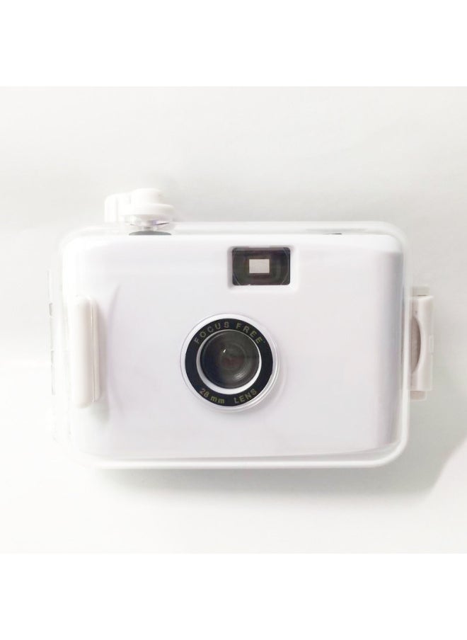 Gift Film Camera Can Be Set * Picture 35MM Retro Waterproof Film Fool Camera Manual Children Dive-Color:Message Color