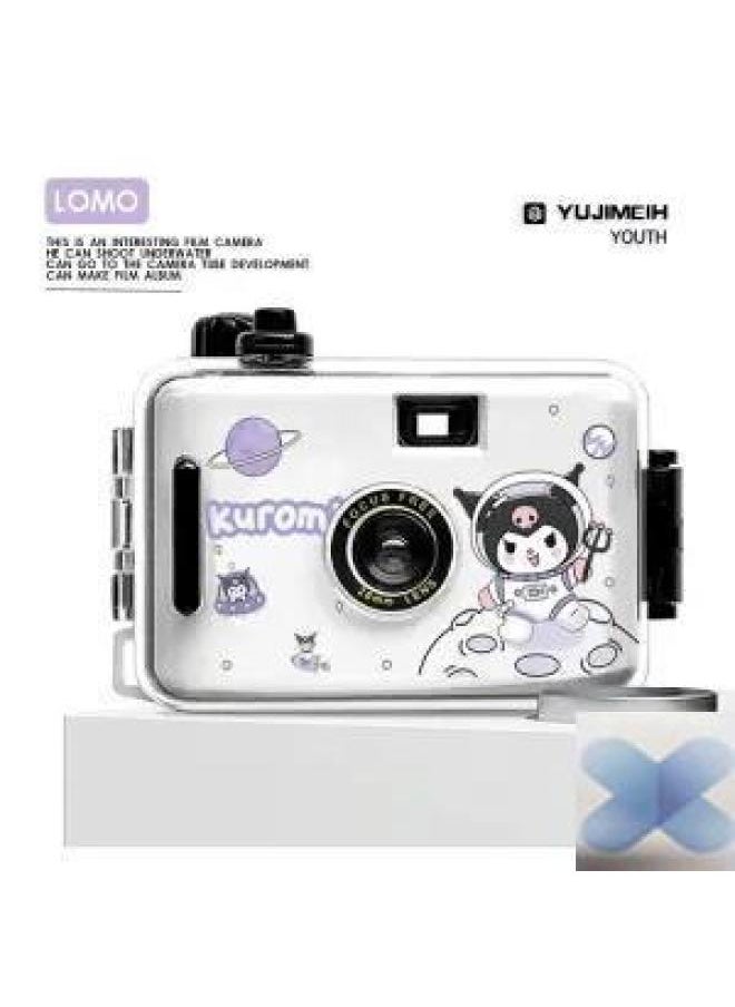 Disposable Film Machine High-definition Dual-camera Digital Camera Can Take Photos Can Be Transmitted To Mobile Phone Student Party Record Camera-Color:Aerospace Rice (8 Sheets Of Film)