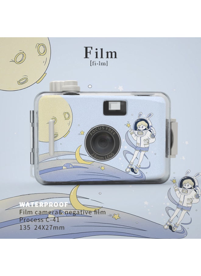 Birthday Gift Girl's Non-Pariot Camera Film Fool Retro Film Children's Entry-Level Tanabata Valentine's Day-Color:Film--dream Starry_limited Edition-official Gift Box (excluding Film)