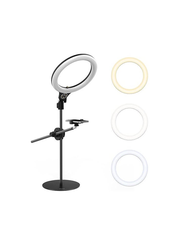 Ring Light Desk with Horizontal Boom Arm, 10
