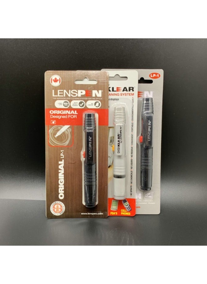 Lens Pen Professional SLR Lens Camera Cleaning LP-1 Lens Pen Brush With Brush 3 Optional-Color:Big Round Head-red Brown Packaging