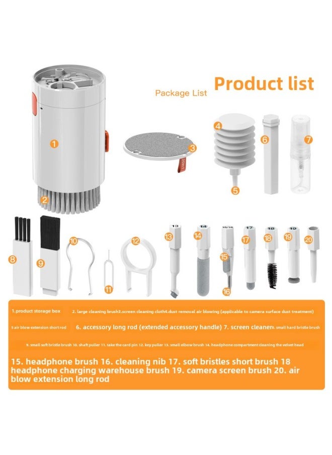 Q20 Mobile Phone Screen Wipe Computer Cleaning Suit Q8 Earphone Cleaning Pen Camera Lens Pen Cleaning Tool Suit-Color:Q10 ]