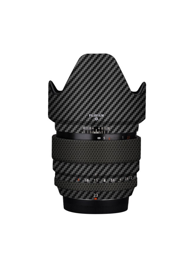 Walking Donkey For Fuji XF23-1.4 Generation Lens All-inclusive Protective Film Shadow Color Sticker Film 3M-Color:3m Nordic Triangle Black
