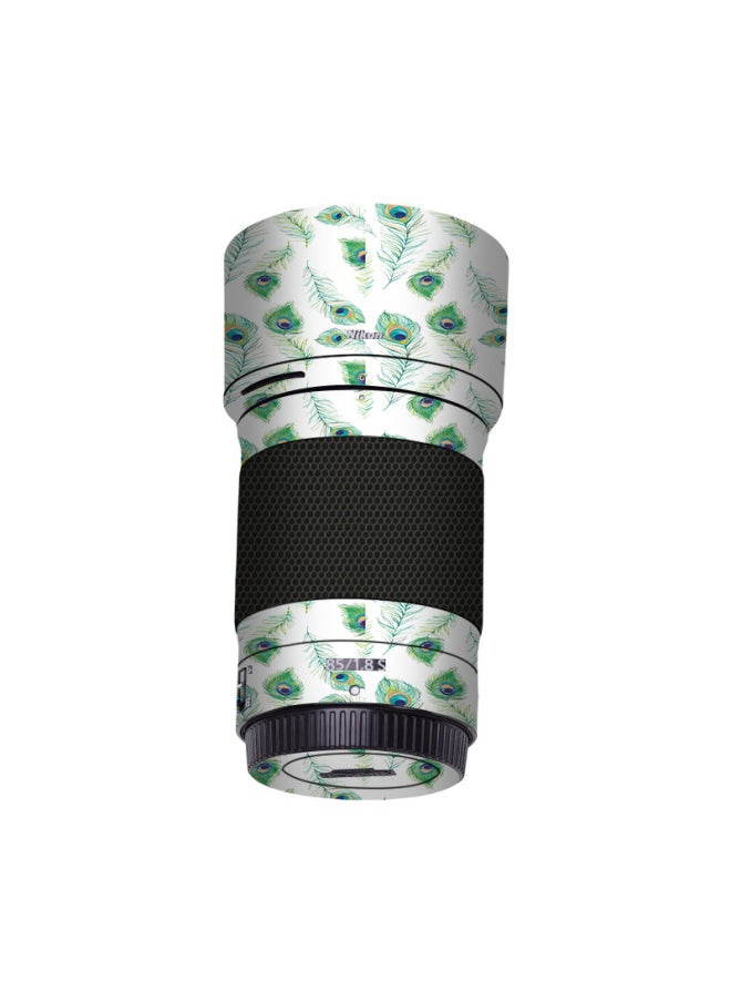 Walking Donkey For Nikon Z 85mm F1.8S Protective Film Leather All-inclusive Color Stickers Seamless Adhesive 3M-Color:3m Light Feather