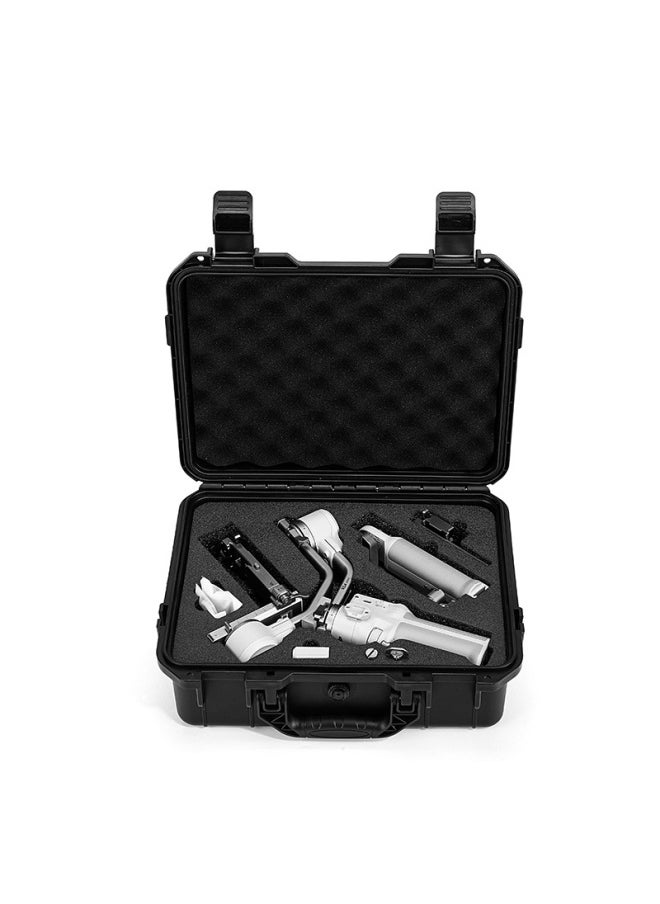 Suitable For DJI RS4mini Explosion-proof Box Such As Shadow Rs4mini Safety Waterproof Box Stabilizer Outdoor Suitcase-Color:Black-Size:30/35/14.5