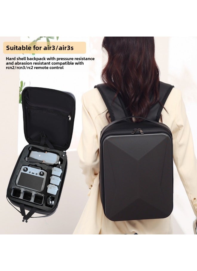BKANO Suitable For DJI AIR3S Storage Bag AIR3 Changfei Suit Storage Box Backpack Backpack Hard Shell Case-Color:Air3/air3s Changfei Version Hard Shell Backpack-Size:About 37*27*13.5cm