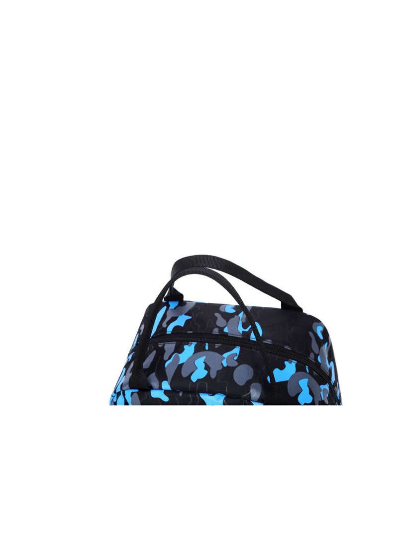 Primary and Secondary School Students' Backpack Camouflage Print Schoolbag Boys and Girls Backpack 31*40*13CM +Lunch bag + Pencil Case Three-piece Set