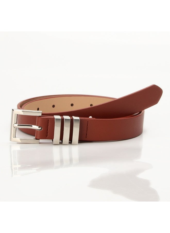 Womens Fashion Belt Versatile Dress Accessory CAMEL
