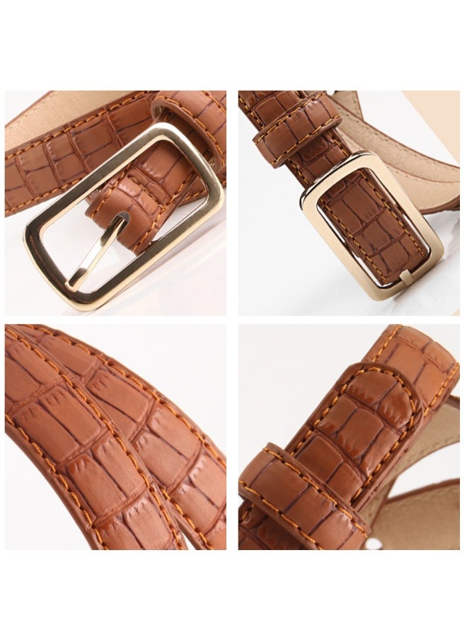 New Womens Belt for Dresses and Jeans Grey