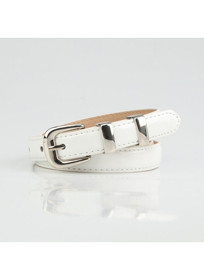 Summer Korean Style Fashion Ladies Belt White