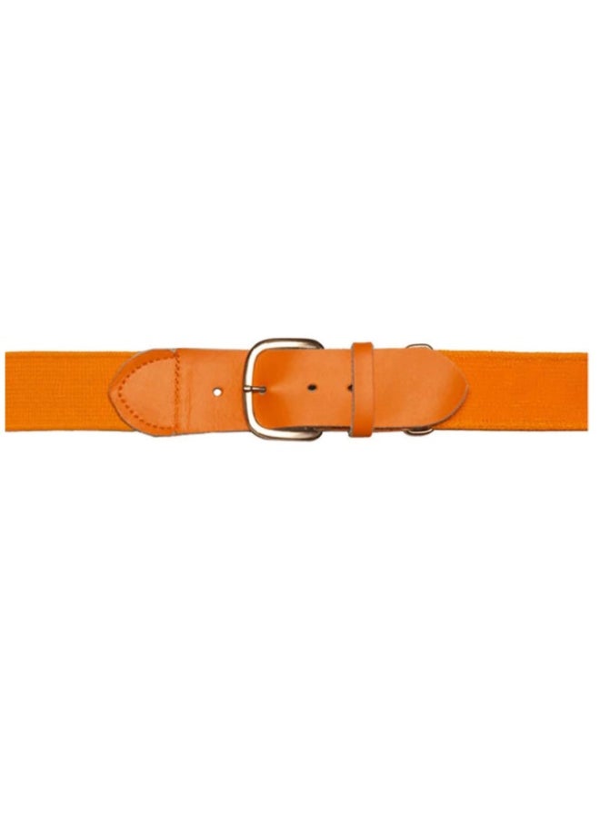 Adjustable Elastic Baseball Belt orange red