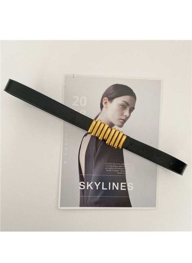 Summer Fashion Black Belt for Women Coffee