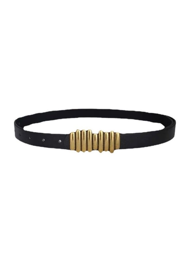 Summer Fashion Black Belt for Women Coffee