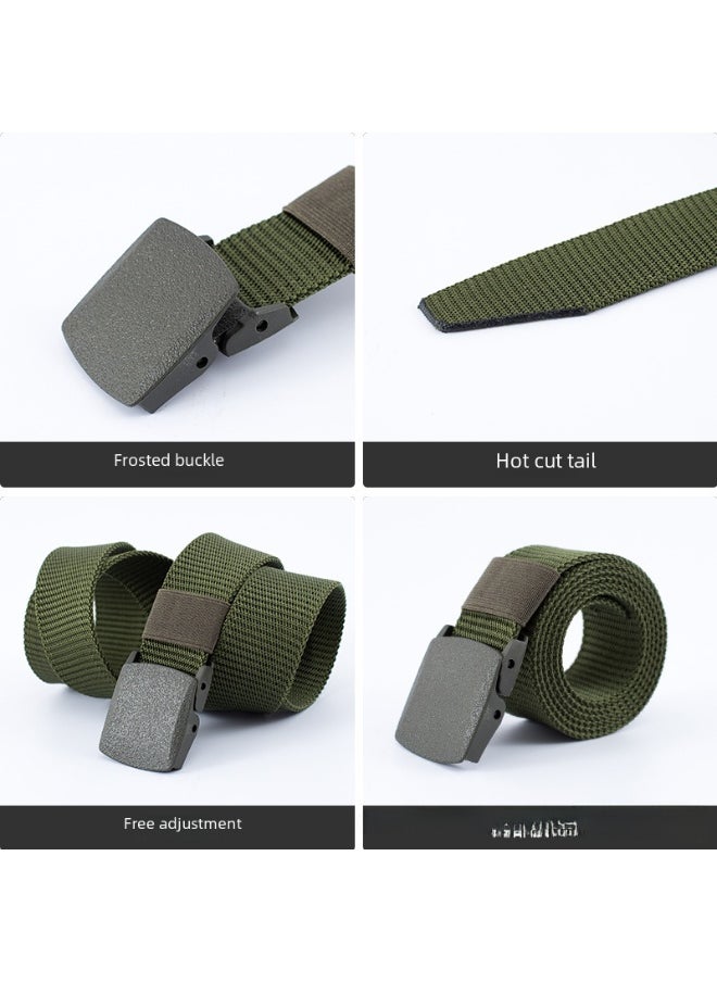 38mm Tactical Nylon Belt with Automatic Buckle 3.8 Black