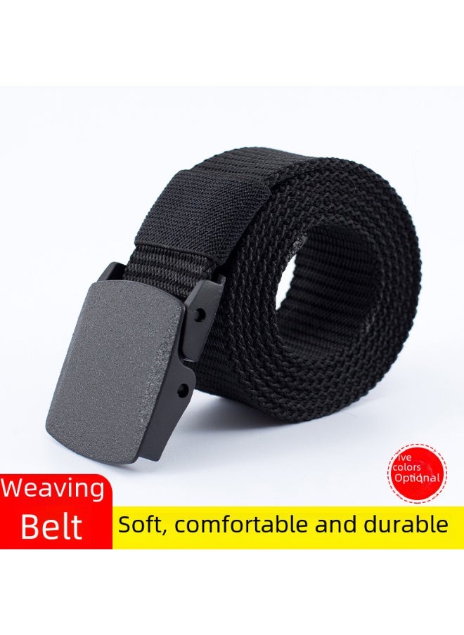 38mm Tactical Nylon Belt with Automatic Buckle 3.8 Black