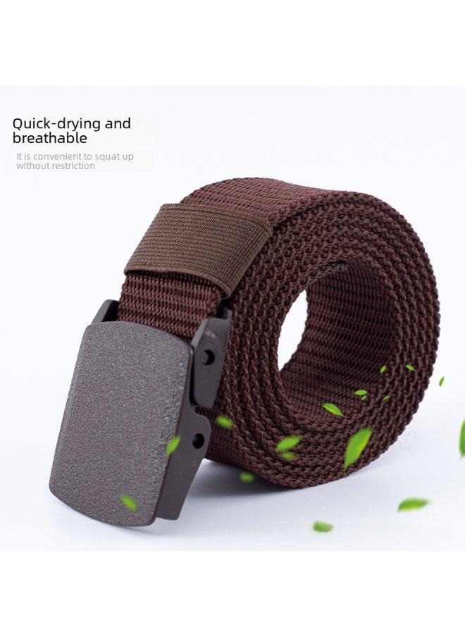 38mm Tactical Nylon Belt with Automatic Buckle 3.8 Black