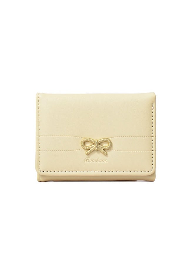 Korean Wallet Female Short ins Simple Student Multi-card Large Capacity Card Bag Zero Wallet