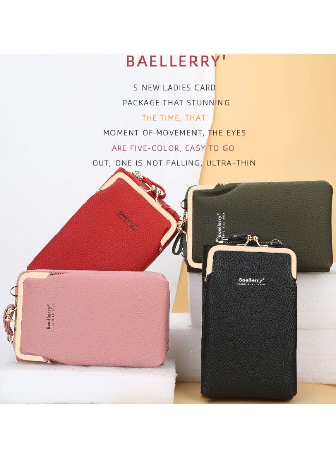 Korean Mobile Phone Bag Vertical Women's Bag Fashion Senior Sense Women's Single Shoulder Crossbody Bag Purse