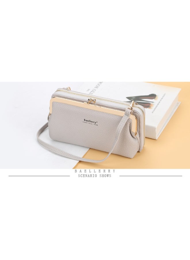Mobile Phone Bag for Women Fashion Bag Zipper Shoulder Bag Skew Straddle Purse Zipper Purse for Women