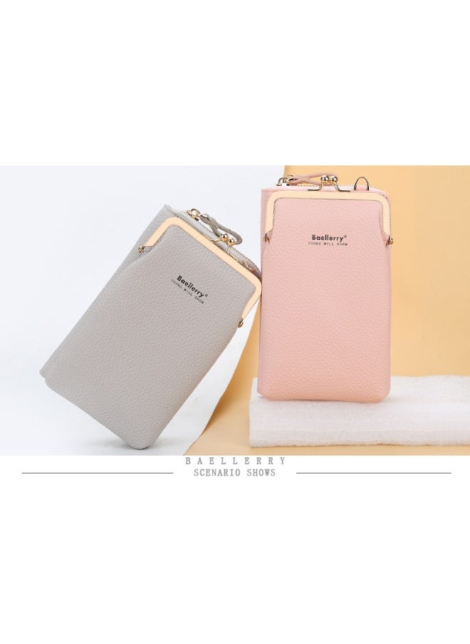 Korean Mobile Phone Bag Vertical Women's Bag Fashion Senior Sense Women's Single Shoulder Crossbody Bag Purse