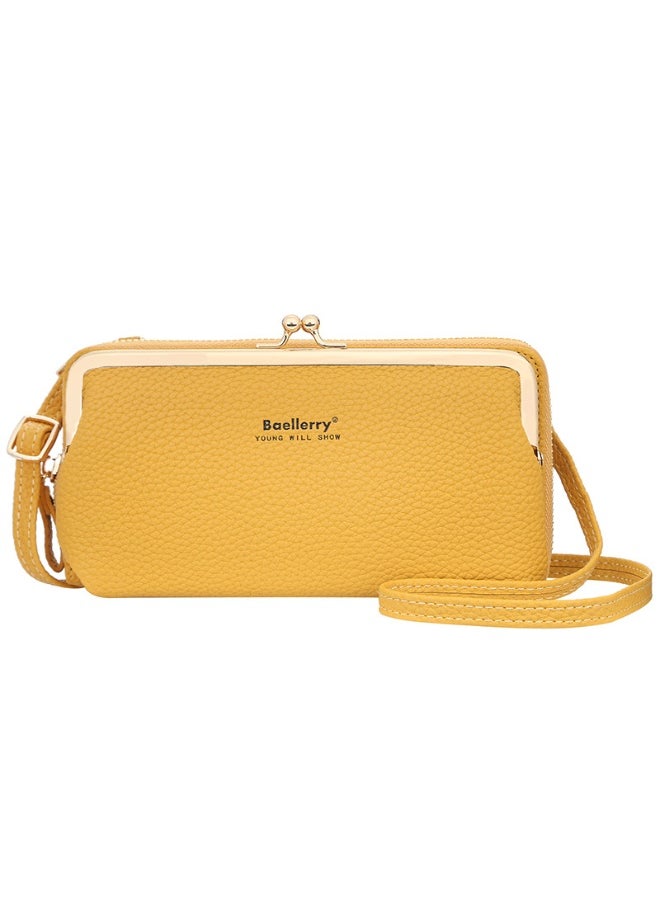 Mobile Phone Bag for Women Fashion Bag Zipper Shoulder Bag Skew Straddle Purse Zipper Purse for Women