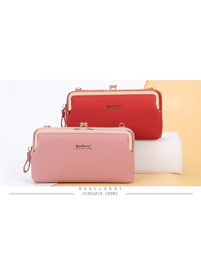Mobile Phone Bag for Women Fashion Bag Zipper Shoulder Bag Skew Straddle Purse Zipper Purse for Women