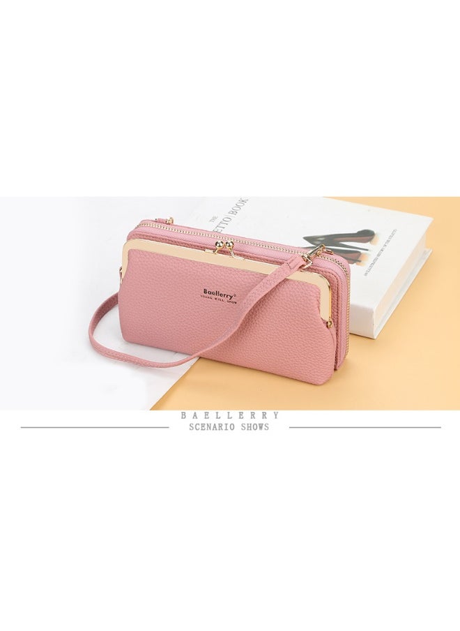 Mobile Phone Bag for Women Fashion Bag Zipper Shoulder Bag Skew Straddle Purse Zipper Purse for Women