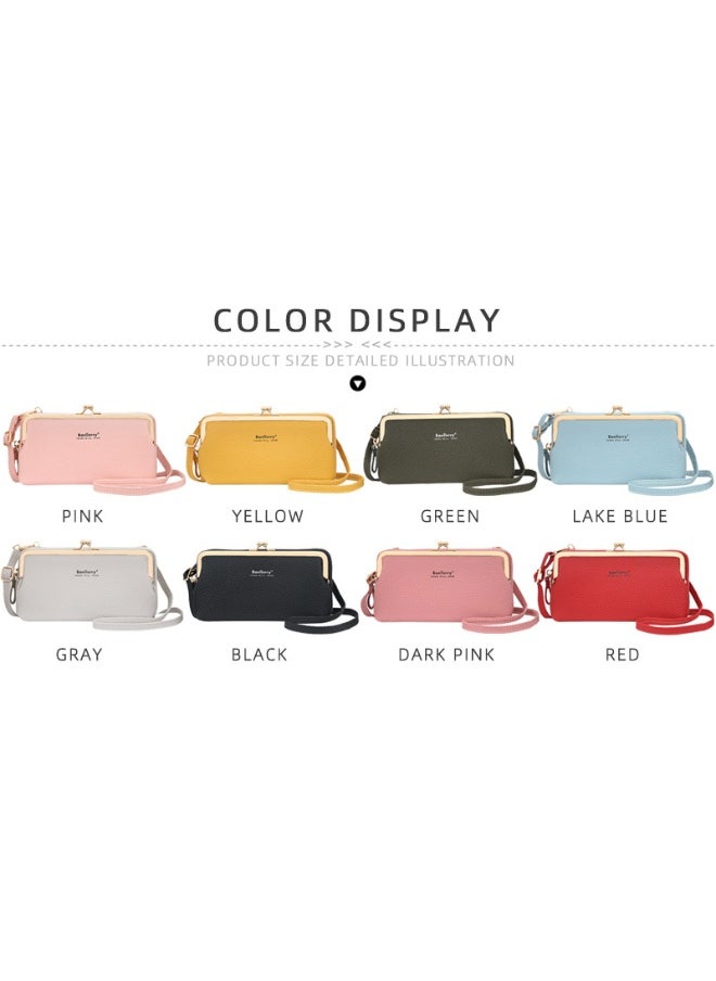 Mobile Phone Bag for Women Fashion Bag Zipper Shoulder Bag Skew Straddle Purse Zipper Purse for Women