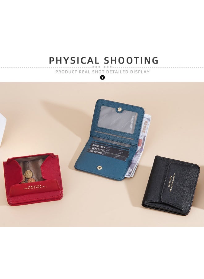 Women's Wallet Short Fashion Multi-card Coin Purse Youth Coin Bag Card Bag
