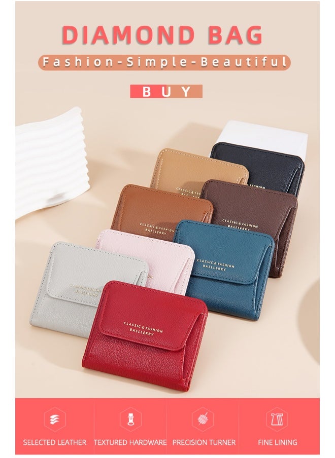 Women's Wallet Short Fashion Multi-card Coin Purse Youth Coin Bag Card Bag