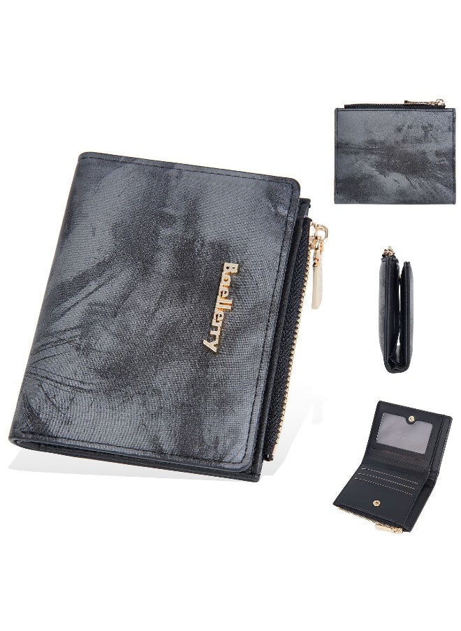 Women's Purse Short Fashion Zipper Buckle Wallet Multi-card Coin Purse Woman