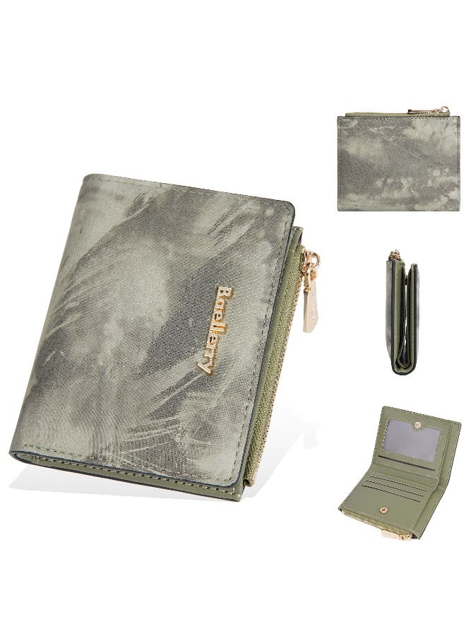 Women's Purse Short Fashion Zipper Buckle Wallet Multi-card Coin Purse Woman