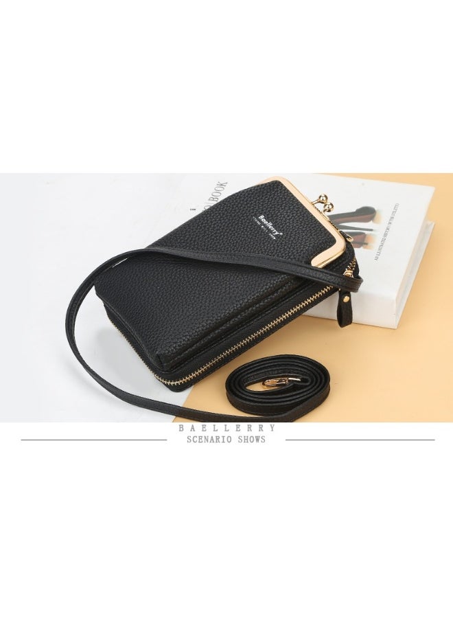 Korean Mobile Phone Bag Vertical Women's Bag Fashion Senior Sense Women's Single Shoulder Crossbody Bag Purse