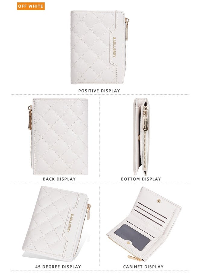 Women's Wallet Short Fashion Coin Purse Multi-card Zipper Buckle Clip Women