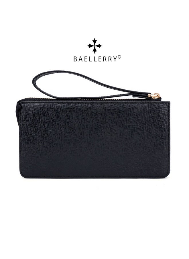 Fashion Crossbody Bag for Women Long Purse European and American Multi-functional Zipper Clutch Bag