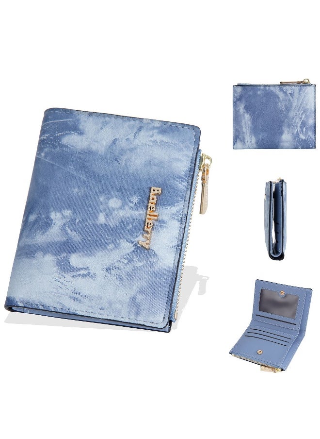 Women's Purse Short Fashion Zipper Buckle Wallet Multi-card Coin Purse Woman