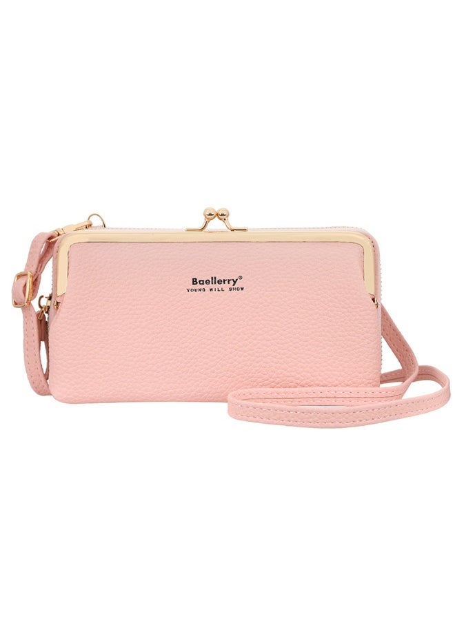 Mobile Phone Bag for Women Fashion Bag Zipper Shoulder Bag Skew Straddle Purse Zipper Purse for Women
