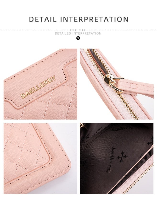 Fashion Crossbody Bag for Women Long Purse European and American Multi-functional Zipper Clutch Bag
