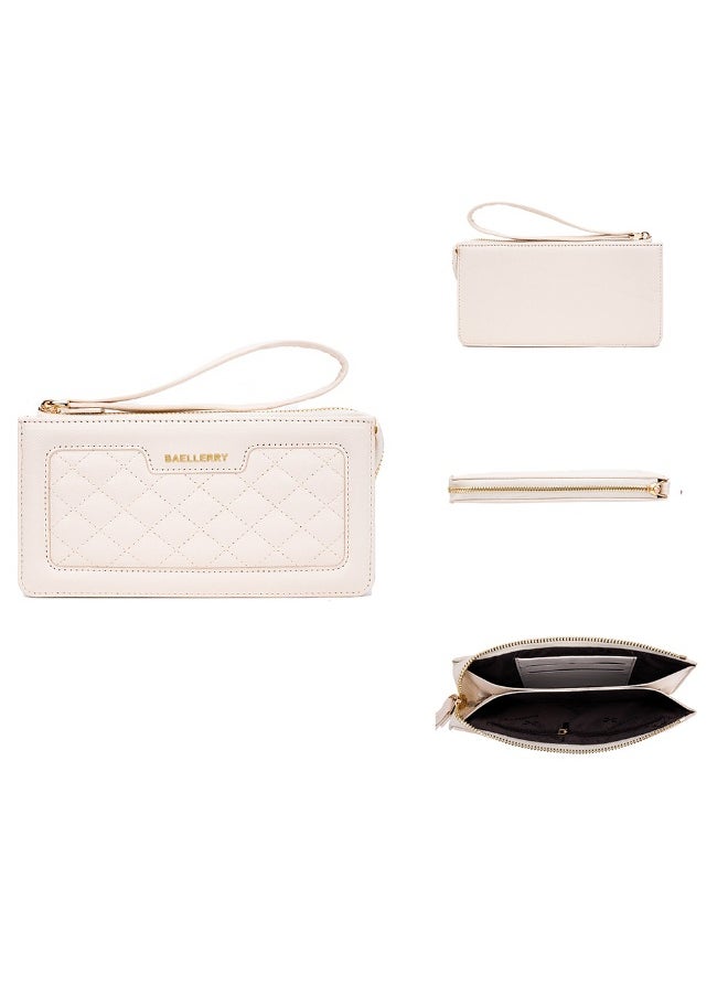 Fashion Crossbody Bag for Women Long Purse European and American Multi-functional Zipper Clutch Bag