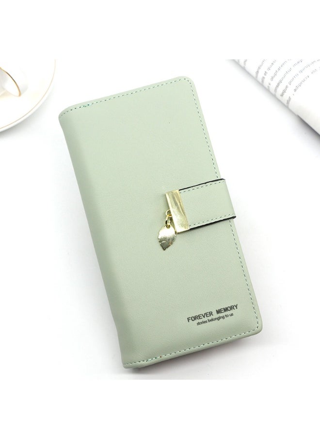Stylish Women's Money Clip Large Banknote Slot Card Bag Photo Slot Phone Bag Clutch Bag Coin Purse Women's Zipper Bag