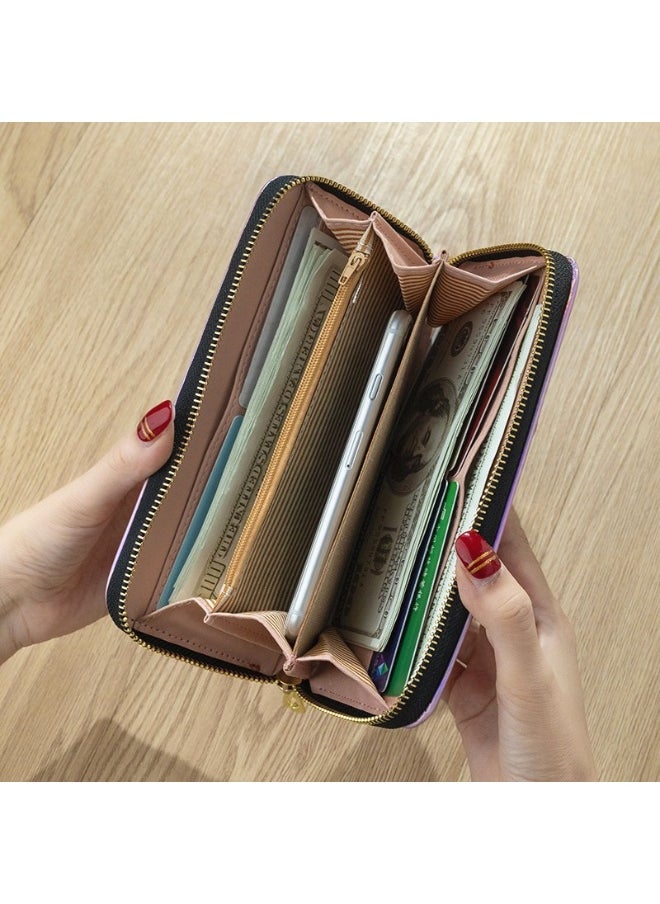 Long Purse For Women Multifunctional Purse For Women Large Capacity Cell Phone Bag Multi-card Holding Bag