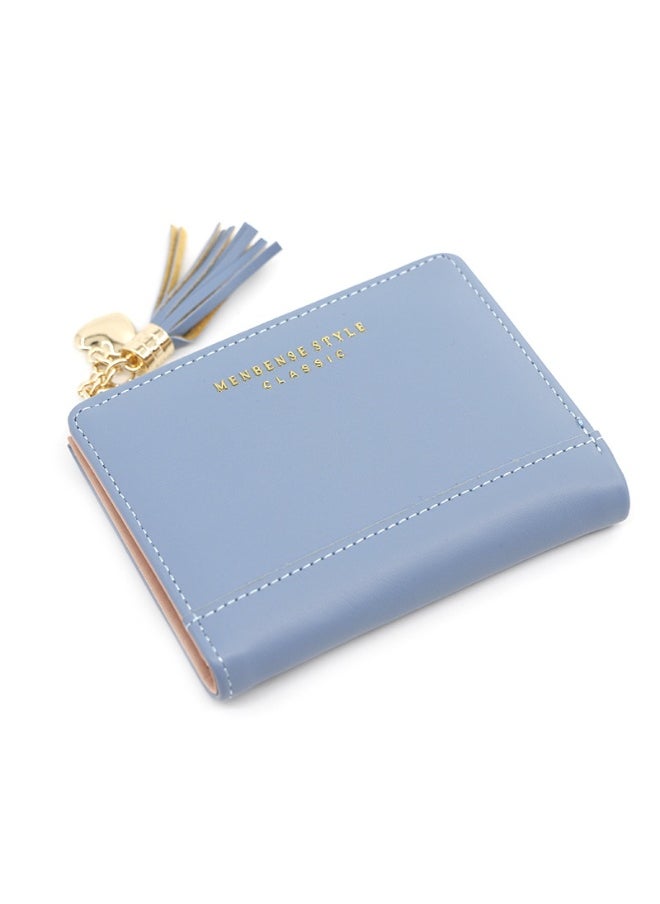 Fashion Short Women Zipper Purse Korean Version Simple Everything Student Coin Purse Female Wallet Clip
