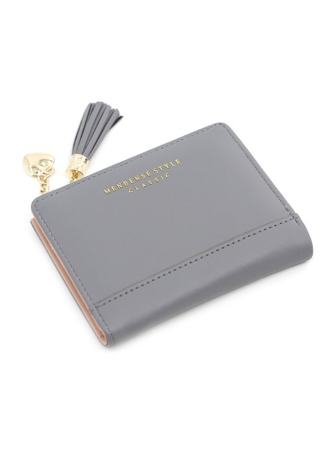 Fashion Short Women Zipper Purse Korean Version Simple Everything Student Coin Purse Female Wallet Clip