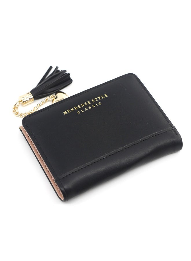 Fashion Short Women Zipper Purse Korean Version Simple Everything Student Coin Purse Female Wallet Clip