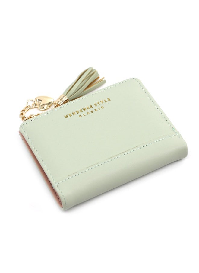 Fashion Short Women Zipper Purse Korean Version Simple Everything Student Coin Purse Female Wallet Clip
